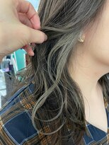 ナンバー リコ 名駅 ジャム 名古屋(N° rico JAM)&nbsp;大人かわいいくびれミディラベンダーインナーカラー