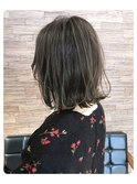 外はね切りっぱなしボブ