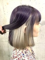 フラット(FLAT)&nbsp;インナー×ラベンダー×ホワイト