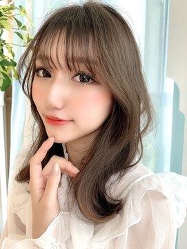 ロンド ロビン 栄(Lond robin) 【Lond robin】河野まい 韓国風/くびれヘア/メルティカラー