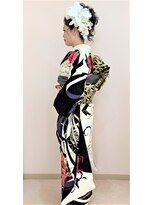 デザインヘアーピアジェ 八木店(DESIGN HAIR PIAGET) ☆2022年・ピアジェ成人式☆最新アップ&着付&メイク☆4