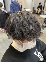 オムデュー(HOMME DEUX)&nbsp;【YUKI】波巻きパーマ×無造作