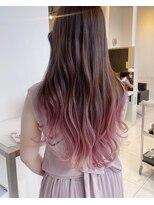 アライブ ハラジュク(ALIVE harajuku)&nbsp;ホワイトピンクグラデーションryota