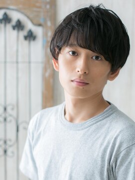 グルーミングサロン バーバー キャッスル 北浦和西口(Grooming salon Barber Castle) ラフさと清潔感!ニュアンス黒髪モテラウンドマッシュS北浦和