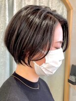 ロンドシエル 横浜(Lond ciel)&nbsp;ショート白髪ぼかしハイライト×ヘルシースタイル【横浜】