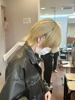 美容室シンプル ウィン(Simple Win)&nbsp;メンズウルフ×ブロンド