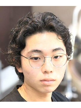 エノモト(ENOMOTO) アッシュブラック×ウルフメンズパーマ☆