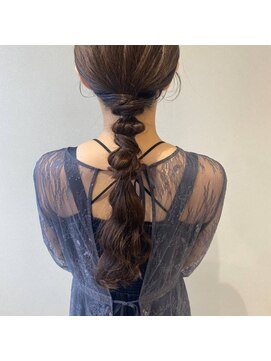 ヘアメイクアース 八潮店(HAIR & MAKE EARTH) タイトな編みおろしセット