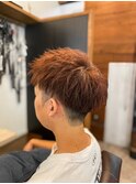 【IRIE HAIR赤坂】メンズカット×アップバングショート×束感