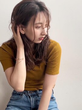 イコル(ikoru) シースルーバング/パーマスタイル/30代/代官山/中目黒