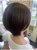 小顔ショートヘア
