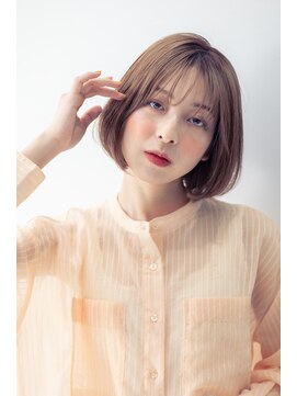 ブリング バイ スノードロップ 吉祥寺(BRING by Snowdrop) 黒髪/グレーベージュ/レイヤーロング/前髪パーマ/吉祥寺