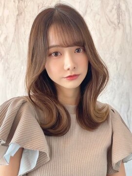 プアメリア 名古屋(Puamelia) トリートメント ブリーチなしダブルカラー 前髪縮毛矯正