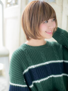 モッズ ヘア 福岡姪浜店(mod's hair) mod's姪浜/カーキベージュオンブレ大人ハイライトマッシュボブh