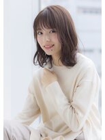 ラフ フロム ガーデン(Laf from GARDEN)&nbsp;【寺尾拓巳】大人かわいいグレージュ透明感ひし形ミディアム