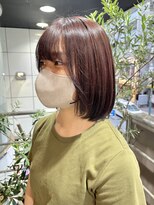 ヘアーアンドメイク ビス(HAIR&MAKE bis)&nbsp;ピンク少なめピンクブラウン/ワンカラー【黒田あさみ】