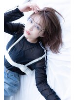 ジェニーバイメノン(JENNIE by Menon)&nbsp;レイヤーカット　こなれミディ　前髪　シースルー