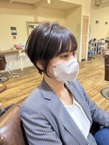 トータルビューティーサロン プリエ(prier) くびれショート/丸みショート/ベージュカラー/艶髪/オンブレ