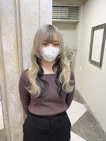 ガルボ ヘアー(garbo hair) ハイトーン エクステ インナーカラー 10代 20代