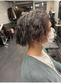 ツイストスパイラルパーマ ミディアム ツーブロック 葛西メンズ