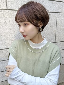 ロンド 銀座(Lond) 【成田】イメチェン外ハネボブ美髪ワイドバングショート/銀座14