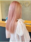 【春カラー】ふんわり淡いパールピンク