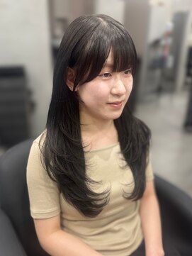 ジエクトカナウ 梅田 似合わせ顔周りカット◇フェイスレイヤー・姫カットレイヤー