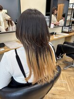 アルター(aL ter)&nbsp;【クラゲウルフ】くびれヘア/アプリコットオレンジ／中島