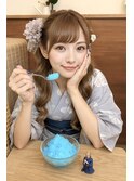 浴衣可愛いヘアアレンジ7/髪質改善/ヘアメイク/ヘアセット/韓国