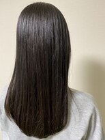 キキ(kiki)&nbsp;ブルーブラックロングストレート_ショコラアッシュ_kiki0102