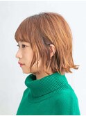 外ハネワンカールボブ[溝の口/髪質改善/縮毛矯正/白髪ぼかし]