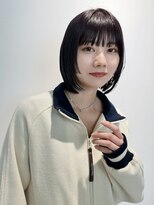 トリッカ 銀座(tricca)&nbsp;ボブ/艶髪/ブルーブラック/簡単スタイリング/内巻き