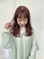 ヌープヘアーアイス(NUUP.hair ici)&nbsp;ブリーチなしダブルカラーチェリーレッド