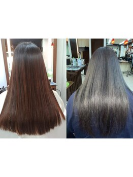 髪質・ダメージに合わせたトリートメントをご提案！髪の芯から潤う、艶のある美髪の毛へ導きます。