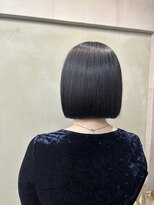 ファビ 渋谷(Fab)&nbsp;くびれヘア/暗めカラー/アプリコットオレンジ/縮毛矯正