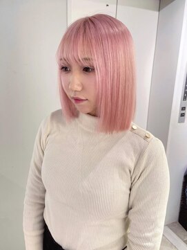 リンドトウキョウ(LINDO TOKYO) ホワイトピンク/大阪/心斎橋/ブリーチ/ダブルカラー