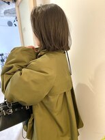 ゼン(ZEEN)&nbsp;東田お客様snap【olive beige×bob】札幌駅/大通り/髪質改善