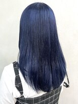 イル(iLu.)&nbsp;ネイビーブルーブルーブラウンブルーカラーアッシュ
