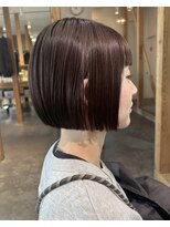 エト(eto)&nbsp;顎ラインミニボブ ブラウンカラー