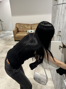 キャパ セントラル 天神 大名店(CAPA central) コリアンブラック ナチュラルカラー 艶髪 髪質改善 10代 20代