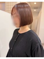 ジャミン 長嶺店(Jammin.)&nbsp;ブラウン×ぱつっとボブ