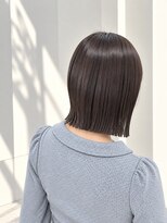 フォト 新宿三丁目(foto)&nbsp;髪質改善地毛風縮毛矯正くびれレイヤー切りっぱなしボブ