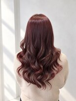 ジールサロン つくば本店 ブリーチ無しボルドーカラー