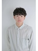 マッシュベースのメンズパーマ