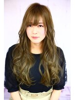 フィールエー 南吉成店(feel.a)&nbsp;アッシュベージュ×エアリーカールスタイル