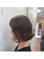 ミューズジャルダン(MUSE jardin)&nbsp;レッドブラウンインナー＊ボブ