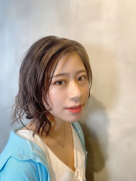 アナザーワールド(ANOTHER WORLD) ハイライト　グレージュ　ミディアム　《高橋一也》