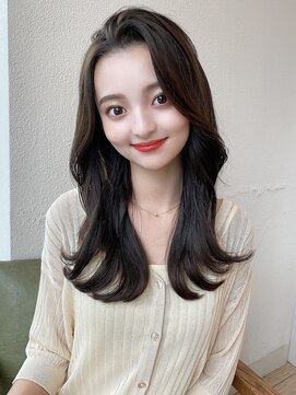 アフロート ディル(AFLOAT D'L) 【eri 】韓国風ヘア ヨシンモリ 透明感カラーロング髪型