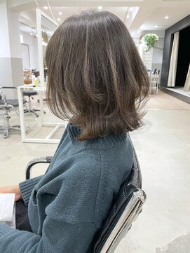 オウル(Owll) 【Owll 】ふんわりレイヤーボブ フォギーアッシュ