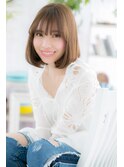 ラブクラシカルオリーブグレージュナチュラル大人ボブc1